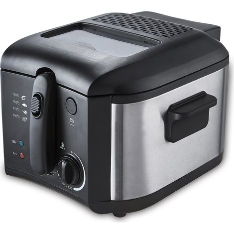 Edelstahlfritteuse 1300 W, 2,0 Liter Küken (1/2)
