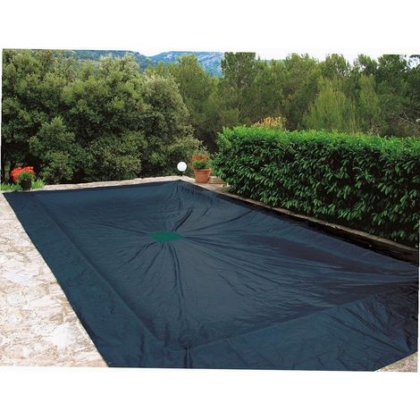 Bâche de Protection 240g/m2 pour Piscine rectangulaire 5 x 9 m (1/4)