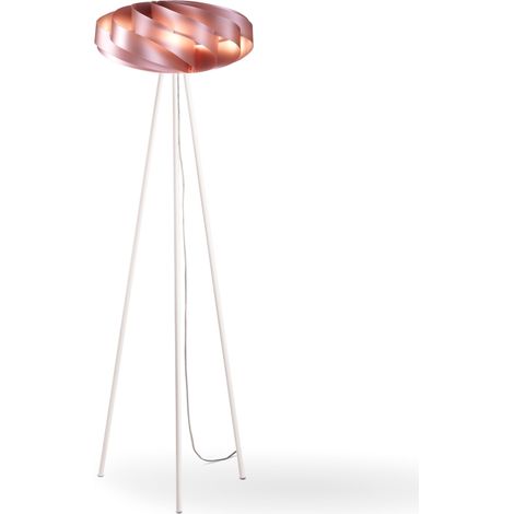 Piantana Moderna Flat Polilux ® Pink Metal E Metallo 1 Luce E27 (1/2)