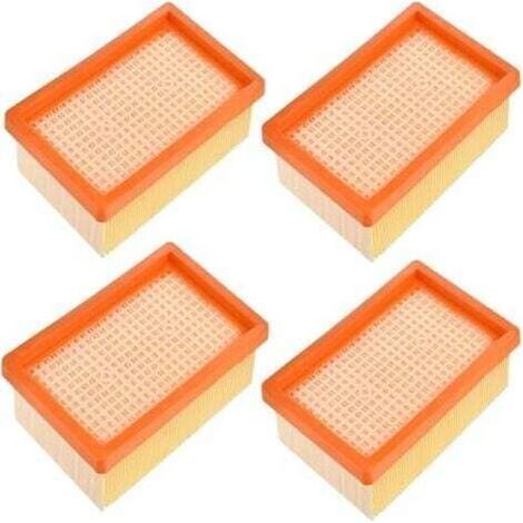 Kit de 4 filtres pour aspirateurs Kärcher WD4, MV4, MV6, WD5, pièces détachées pour aspirateurs Kärcher (1/4)