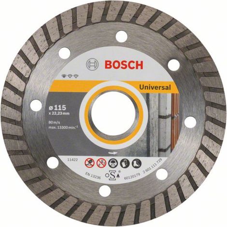 Disque à tronçonner Bosch Standard Turbo 115 mm varié (1/5)