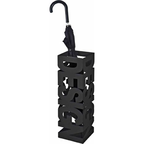 Porte-Parapluie Design "Laqué I" 48cm Noir
