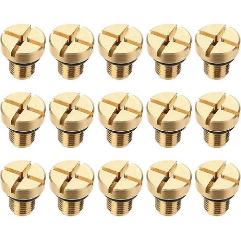 15 vis de purge pour vase d'expansion de liquide de refroidissement de radiateur 17111712788 pour E36 E39 E46 Etc. (1/5)