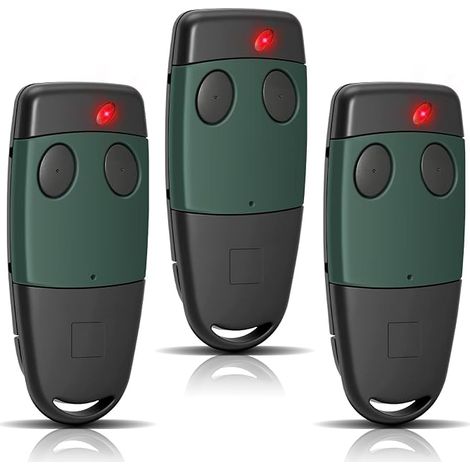 Lot de 3 Remplacement pour telecommande s449-QZ2, 433,92 MHz 2 Canaux, Pré-codée pour TXQ449100 TXQ449200(Cod. TXC4492P0 Remplace le modèle TXQ4492P0) (1/5)