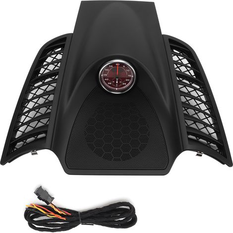 GARRYFIZH Kit cache tableau de bord rouge foncé avec chrono, pour Porsche Cayenne 2011-2017 (1/5)