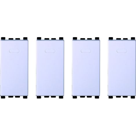 gloca Deviatori 1P 16A Compatibili Arké (Nero, 4 Pezzi) (1/4)