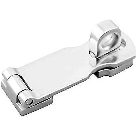 Loquet de porte robuste en acier inoxydable de qualité marine avec œillet de cadenas pivotant (1/4)