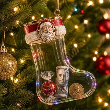 New Fillable Christmas Stocking Christmas Tree Ornaments - Style B -