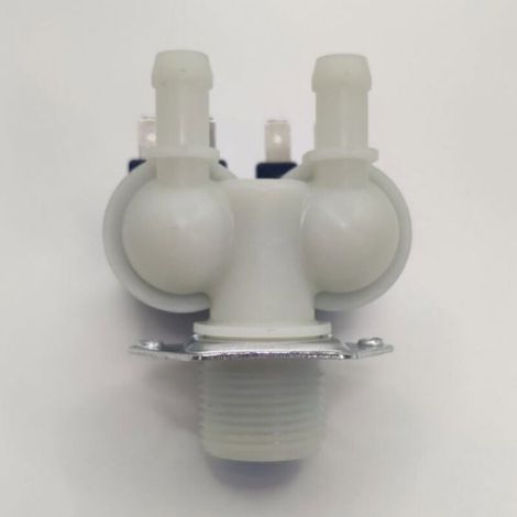 Électrovanne Deux Voies - - Pour lave-linge - Pour lave-vaisselle - Double vanne à ultrasons - AC220-240V (1/4)