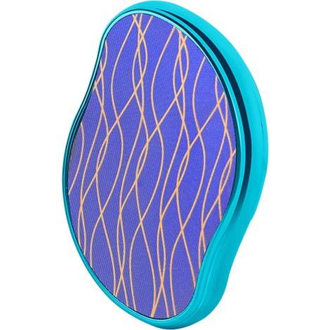 Crystal Physical Hair Remover for Men and Women, Painless, Reusable, Safe, Portable, for Body Hair Removal 04154-AquaForge