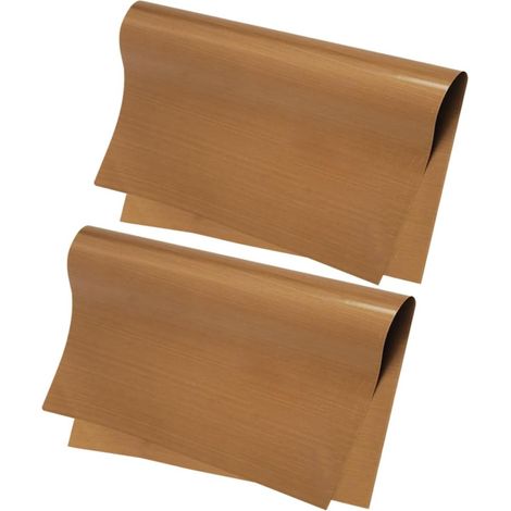 Tapis de Cuisson Réutilisable en Ptfe Résistant la Chaleur pour Four, Lot de 2 Feuilles Doubles Faces Lisses et Lavables pour Pâtisserie'-'- (1/5)