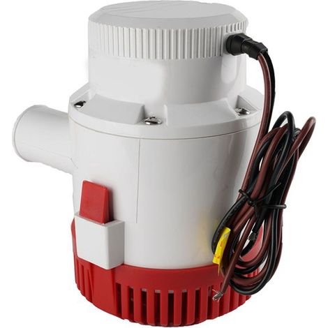 12-V-Bilgenpumpe, Gleichstrom-Tauchpumpe, Ölfass-/Bootswasserpumpe, kleine/miniatur-batteriebetriebene Wasserpumpe, 3500 GPH (1/4)