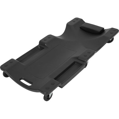 Planche à roulettes mécanicien HDPE 101,6 cm, 159 kg noir