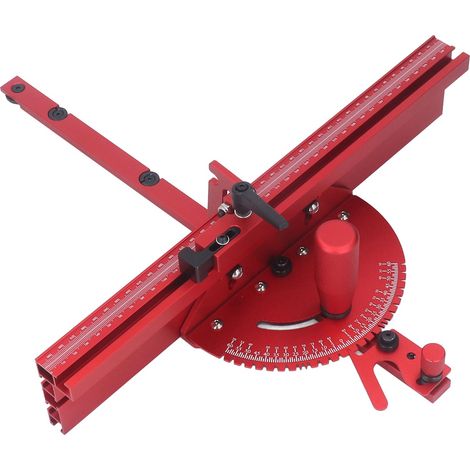 Système de guide d'onglet pour scie circulaire de table, butée de fin de course, accessoires pour machine à graver de précision. (1/5)