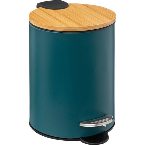 Cestino soft close 3l modern color blu petrolio - 5five