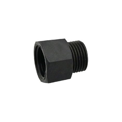 Prolunga filettata in pp 1/2" x 1/2" 15 mmsenza