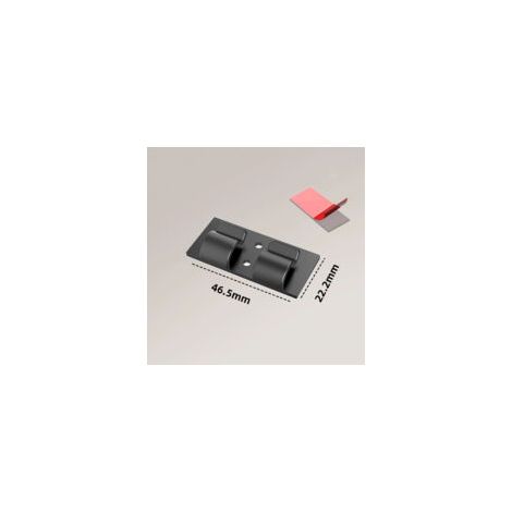Ganchos para guirnaldas de luces exteriores, 30 piezas, clips negros para luces, ganchos resistentes para guirnaldas de luces interiores y exteriores - Crezuo