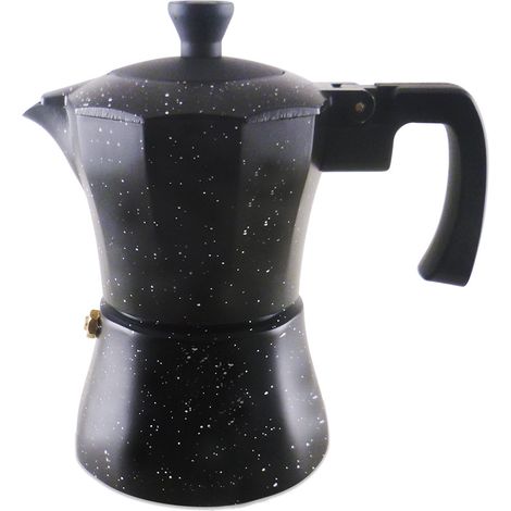 MAURY'S CAFFETTIERA MAXI STONE CON FINITURA EFFETTO PIETRA (2 TAZZE) (1/3)