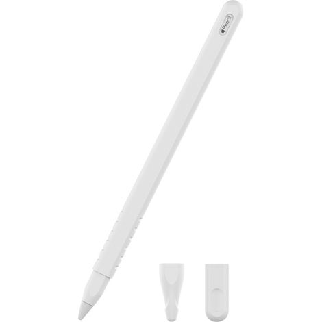 Coque silicone pour Apple Pencil deuxième generation protection anti glisse pour stylet iPad prise en main confortable et sécurisée (1/5)