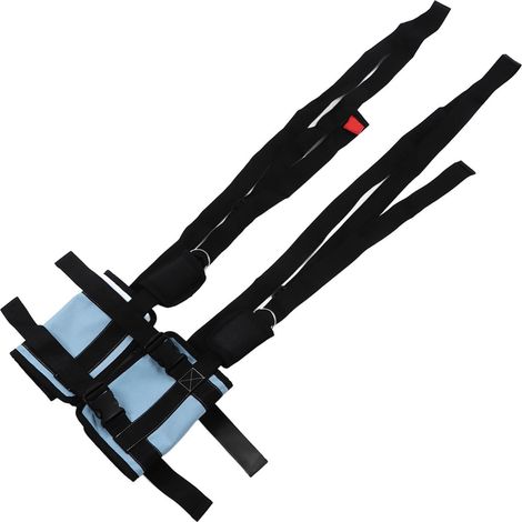 Étrier dorsal suspendu, harnais de décompression vertébrale, réduit les douleurs lombaires, civière de traction vertébrale en toile (1/5)