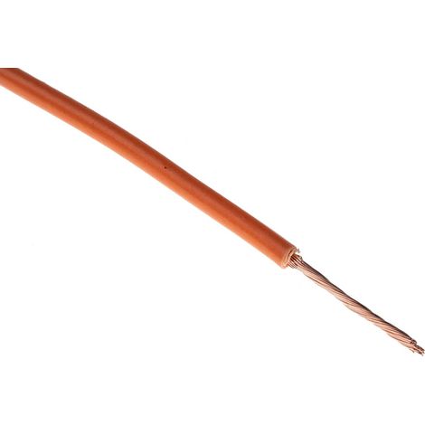 Câble triple homologation RS PRO, Orange, Section 1 mm² 1 kV c.c., 600 V c.a., , Triple homologation ( Prix pour Bobine de 100 Mètres ) (1/3)