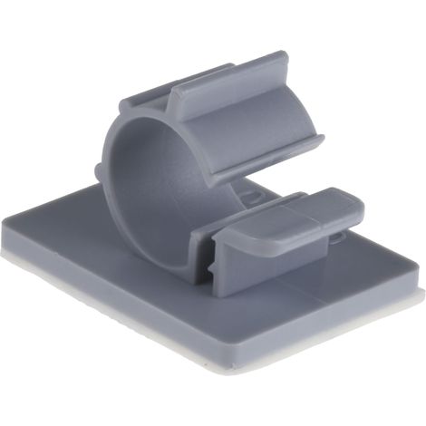 Clip serre-câbles auto-adhésif, Ø max 10mm en Nylon ( Prix pour Sachet de 50 ) (1/2)