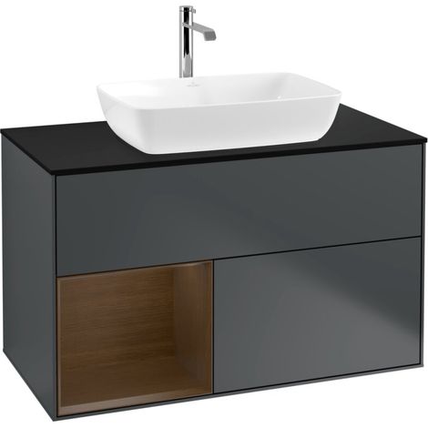 Villeroy & Boch F772GNHG Meuble sous-lavabo Finion F77 (1/2)