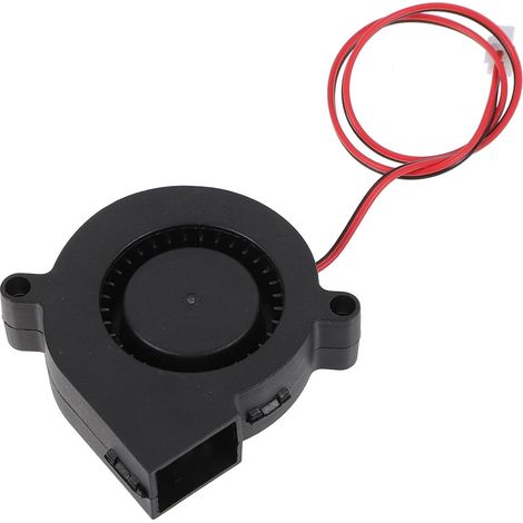 Ventilateur Rafraîchissant Turbo 12v Dc 50x15mm en Abs et Cuivre, Fiable et Antirouille, Vacances et Usage Quotidien sur Équipements Électroniques (1/5)
