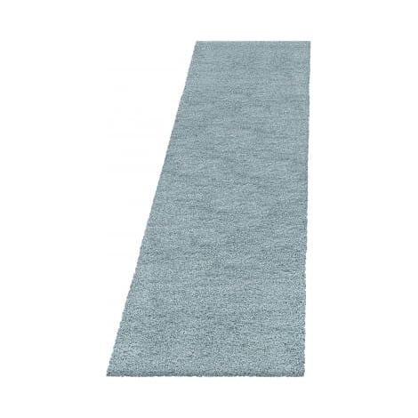 Ayyildiz Tapis à poils longs Shaggy - Ultra doux et moelleux - Chambre à coucher - bleu - 80x250 cm (1/5)