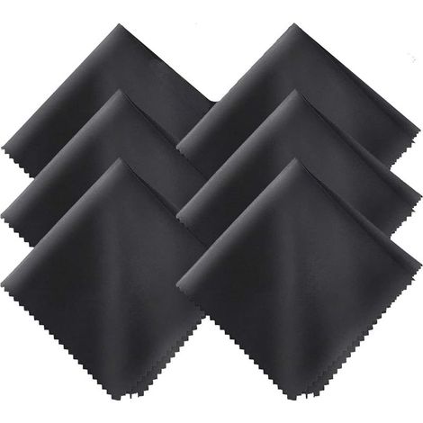 100PCS Lingette de nettoyage pour lunettes en microfibre nettoyant pour lunettes en microfibre bijoux lingette en argent (1/5)