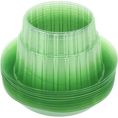 DUO Anneaux anti limaces et escargots - Lot de 10 cloches pour plants Excellent (1/4)