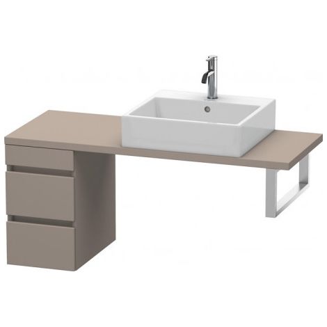 Duravit DuraStyle meuble bas pour console compacte, 2 tiroirs, 300mm, Couleur (avant/corps): Décor basalte mat - DS532504343
