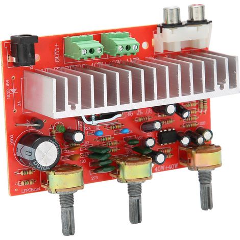 Audioverstärkerplatine, 12V 2A DC-Leistungsverstärkermodul, Ersatzteil TDA7377 (1/5)