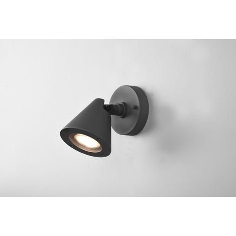 Faretto Da Giardino Spot Cono Orientabile Nero Kaveri Trio Lighting (1/3)