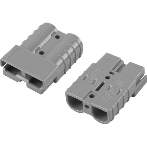 TRU COMPONENTS 50 A Hochstrom-Batteriesteckverbinder Grau Inhalt: 1 St. (1/2)
