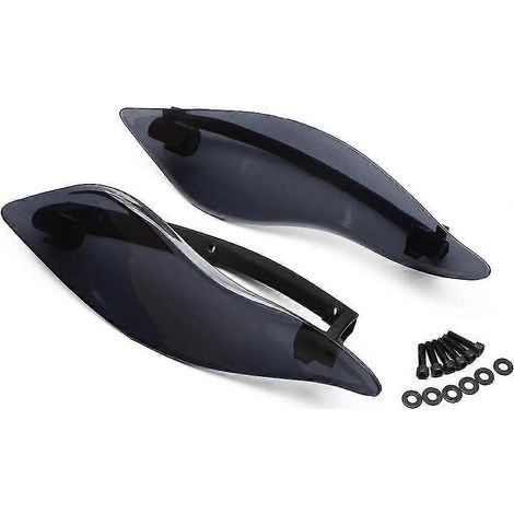 Déflecteurs d'air latéraux de carénage réglables pour Harley Touring CVO Electra Street Tri Glide 2014-2020 - Couleur fumée (1/4)