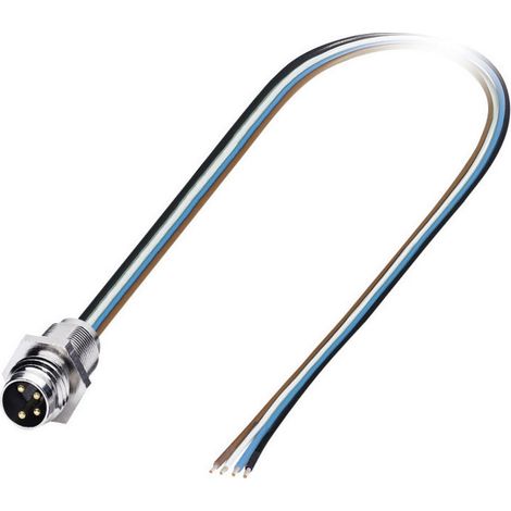Phoenix Contact 1520055 Sensor-/Aktor-Einbausteckverbinder M12 Stecker, Einbau 0.50 m Polzahl Sensor (1/2)