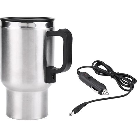 12V 450ml Edelstahl-Thermobecher für Kaffee, Tee, Auto (1/5)
