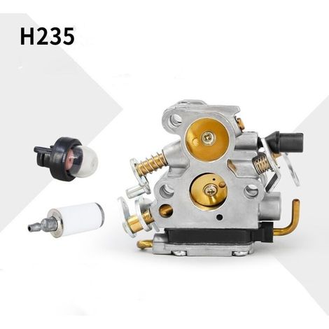 Juego de filtros de gasolina con burbujas de aceite para carburador H235 236 236E 240E, carburador para motosierra (1/5)