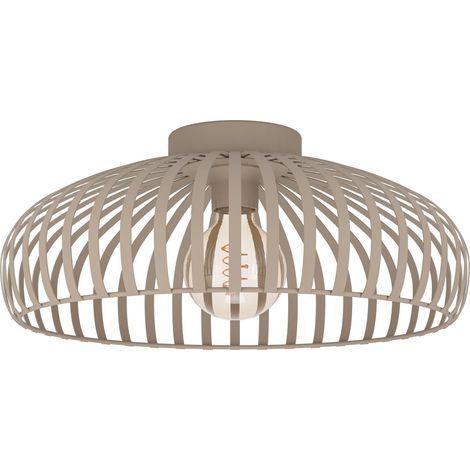 Plafonnier Mogano 3, lampe plafond salon, luminaire chambre, métal (1/4)
