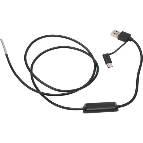 Endoscope 3.9mm Haute Définition avec Caméra LED pour Inspection Automobile, Flexible 1m - Compatible Téléphone (1/5)