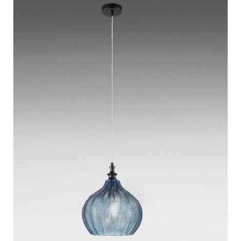 G.e.a. luz de suspensiÓn cleofe cobalto 1xe27 bombilla excluida cleofe s/11 cobalto