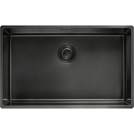 Franke Einbaubecken Mythos Masterpiece Premium BXM 210 / 110-68 Edelstahl PVD Anthracite, Druckknopfventil (1/3)