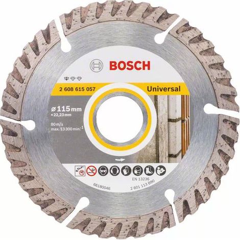 BOSCH - 2608615057 DISCO DIAMANTATO STDFOR UNIVERSAL 115X22,23X1,6X10MM