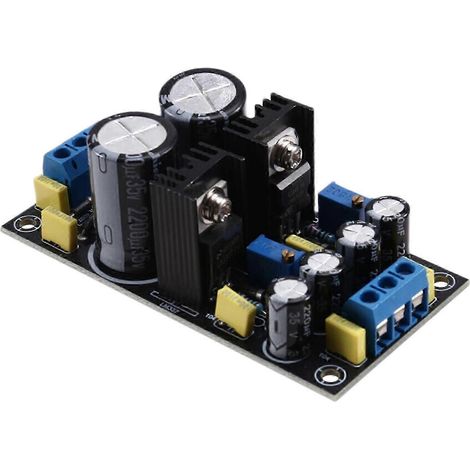 Régulateur de tension AC/DC LM317/LM337 avec filtre et polarité ajustable (5 V, 12 V, 15 V, 18 V, 24 V). WHBYV (1/4)