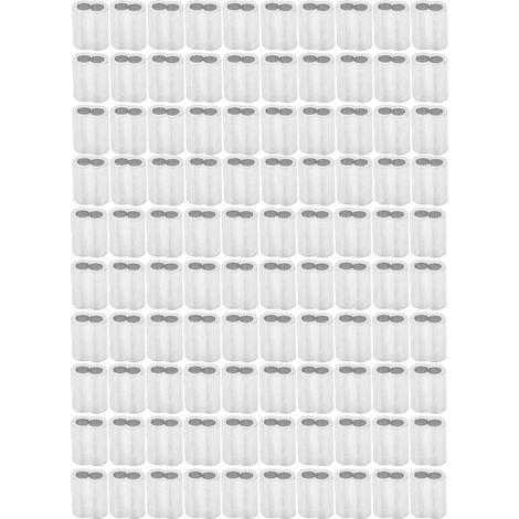 100 pièces M4 férules aluminium manchon à sertir double trou forme 8 pince ovale pour câble métallique (1/5)
