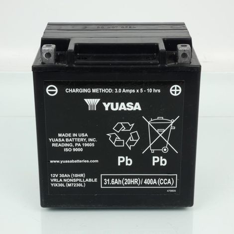 sla yuasa batterie für quad goes 525 g 520 max 4x4 2009 neu