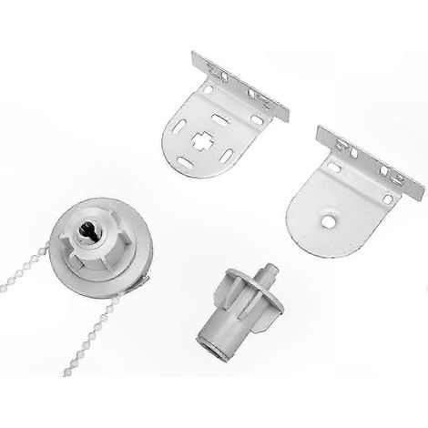 Kit de réparation pour store à enrouleur 32mm avec supports métalliques, entretien de stores fenêtre, pièces de rechange pour mécanisme d'enroulement. (1/5)