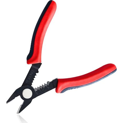 Pince Coupante pour Modélisme et Électricien, Coupe-Câbles 20-10 AWG, Pince Coupante Multifonction pour Dénudage de Fils et Découpe de Câbles, Outil Ergonomique pour Électricien et Modéliste (1/5)