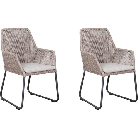 deVries 2x Diningsessel ""ADORA"" 2 Stück, Größe 64 x 64 x 83 cm, beige